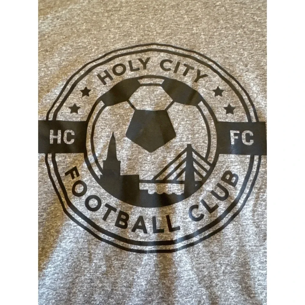 Nike Holy City Football Club Dri-FIT Graphic T-Shirt Gray Mens XL Soccer Tee